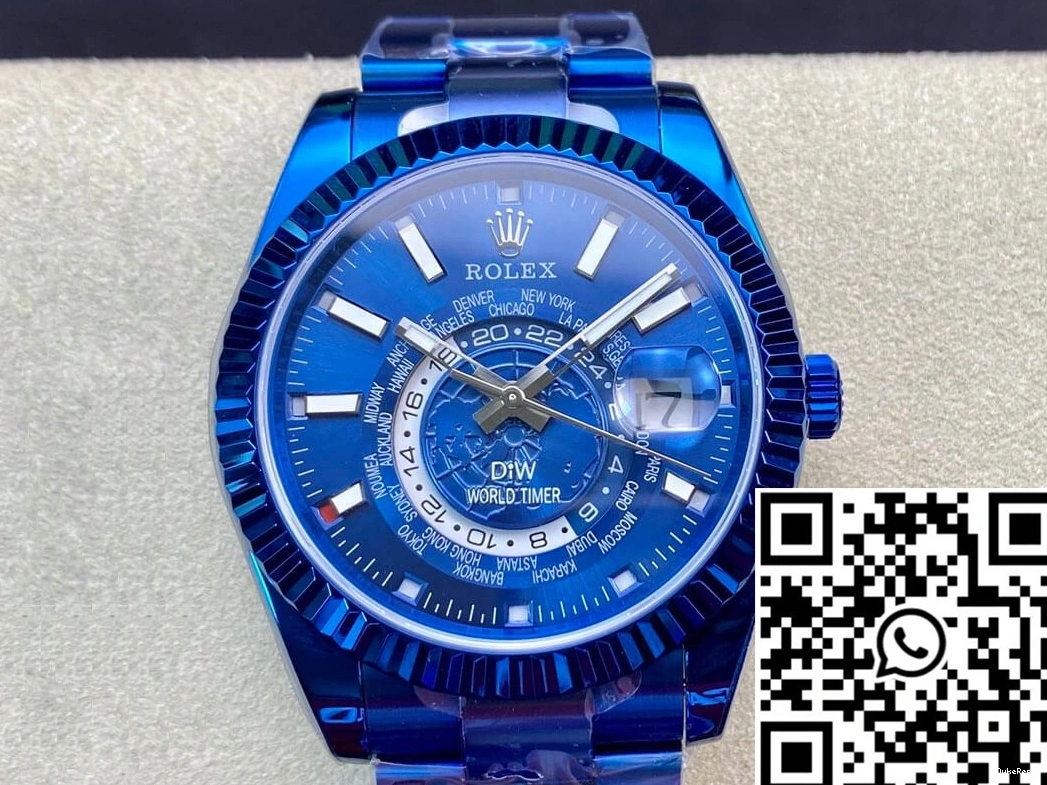 Dial WWF 40MM Dweller Factory Rolex Sky Blue DIW 0306